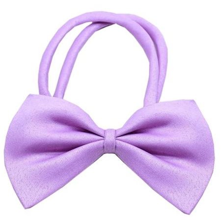 UNCONDITIONAL LOVE Plain Lavender Bow Tie UN742902